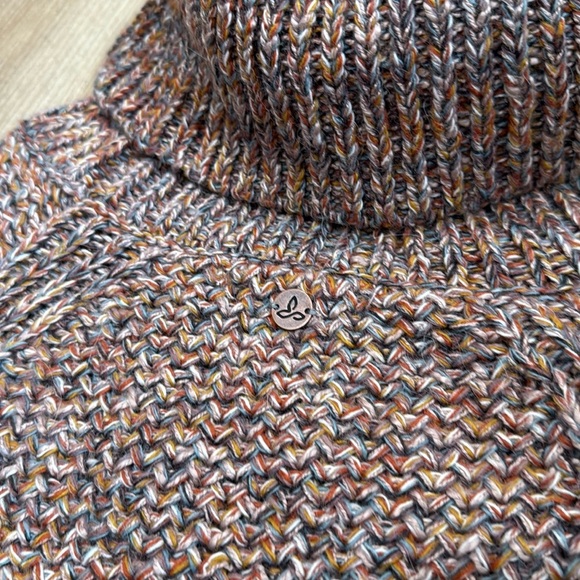 PRANA Callisto Sweater in Dark Maeve Wool Knit Turtleneck Pullover Size Small - Picture 9 of 9